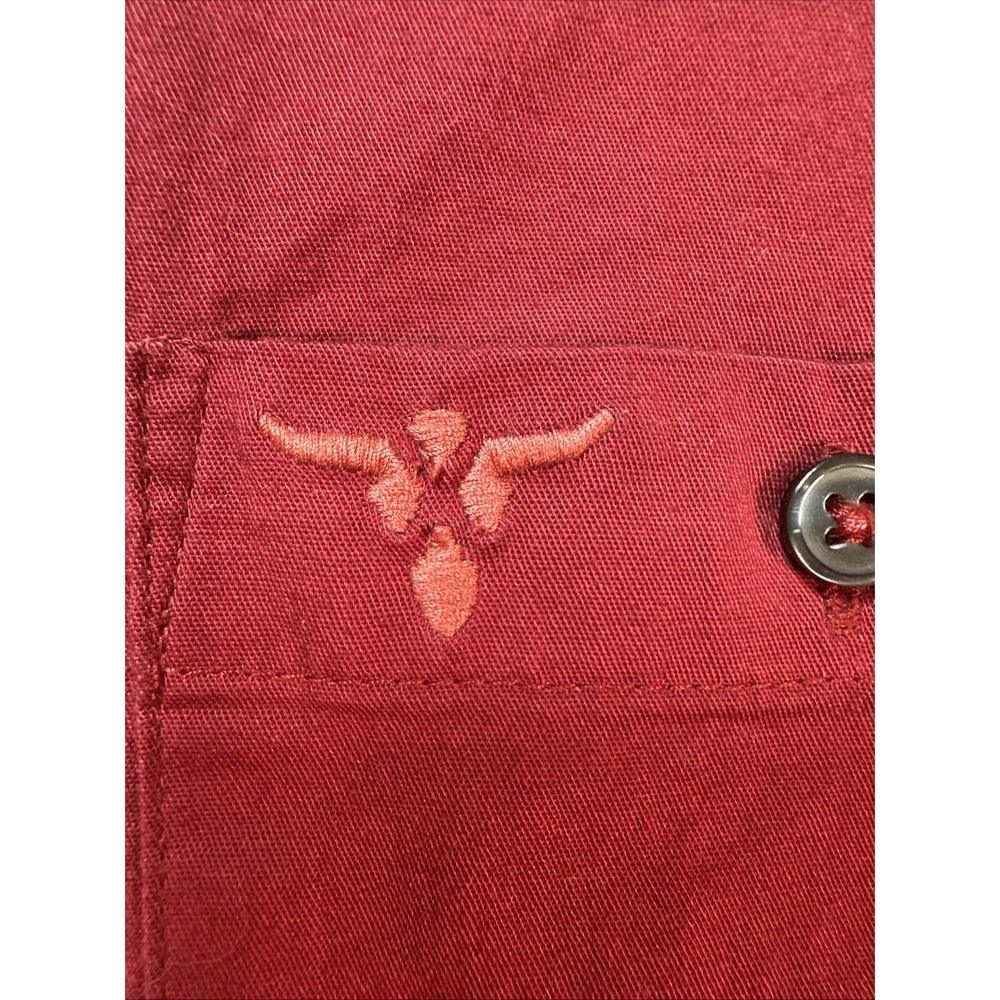 Wrangler‎ 20X Competition Shirt Men XL Long Sleeve Western Cowboy Rodeo Red - Picture 4 of 13